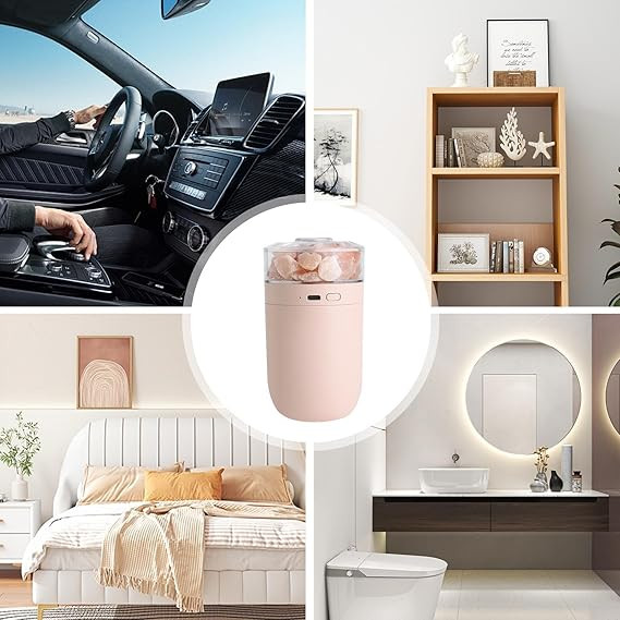 بخور و مرطوب کننده فانتزی لامپ نمک Wt-007؛ همراهی آرامشبخش برای هر محیط