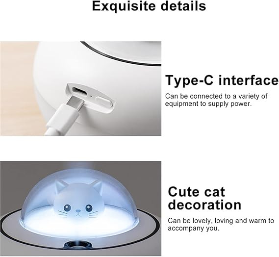 دستگاه بخور سرد و رطوبت ساز Cute Pet LL13 مدل گربه: انتخابی ایدهآل برای خانه شما