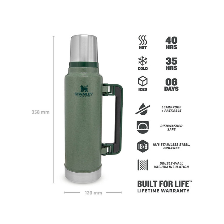 فلاسک استنلی مدل Stanley Legendary Classic Bottle 1.4L – همراهی ایدهآل برای سفر و ماجراجویی