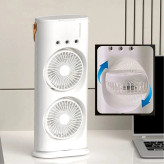 پنکه دوقلو رومیزی مدل مه پاش | لذت خنکی دوچندان در گرمای تابستان