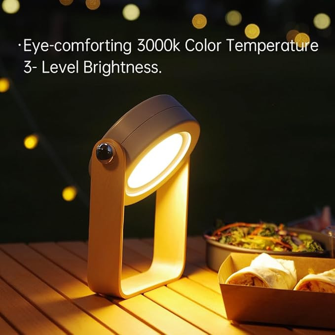 چراغ فانوسی شارژی قابل حمل Lantern Light – نور همهجا با طراحی شیک و چندکاره