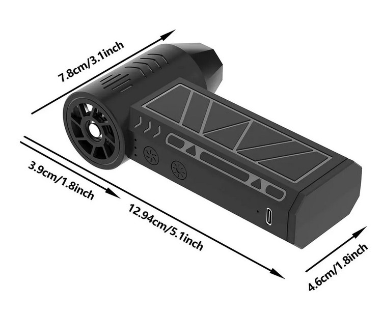 مینی جت فن شارژی مدل ZY7400-PRO/SE