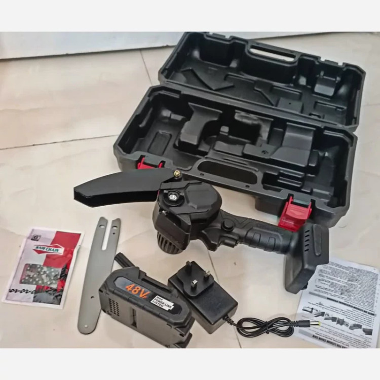 اره زنجیری شارژی 20 سانت مدل پاور مکس 01