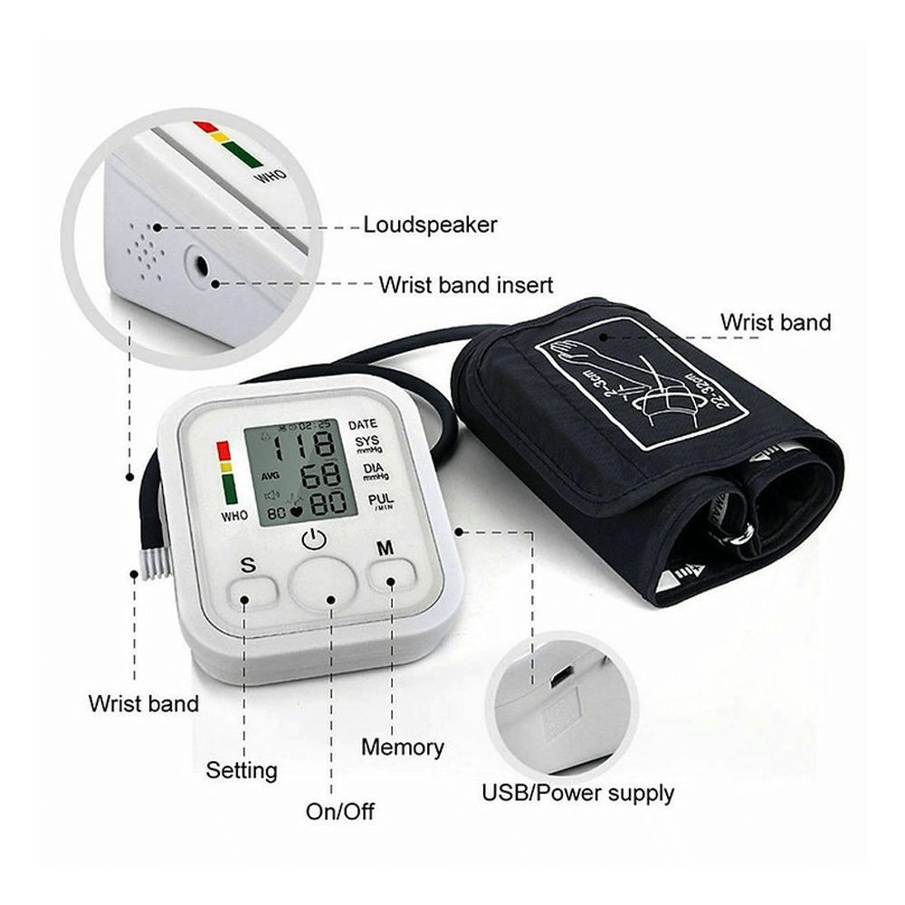 فشارسنج سخنگو بازویی دیجیتال آرم استایل  BW-3205