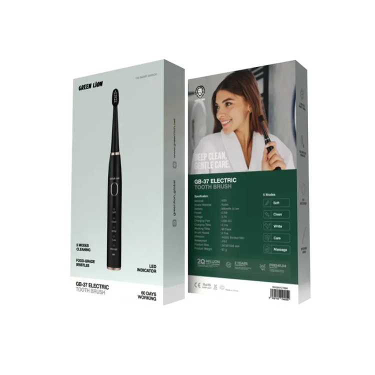 مسواک برقی گرین لاین Green Lion GB-37 Electric Toothbrush GNGB37ETBWH