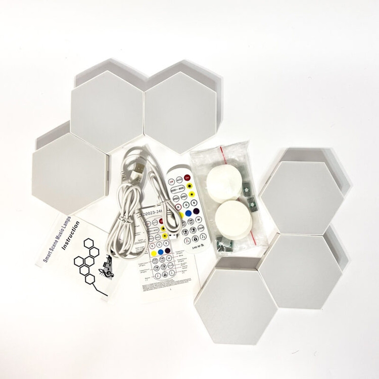 پنل LED هوشمند لمسی شش ضلعی