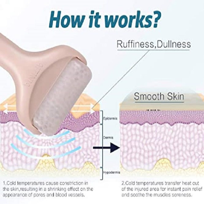 آیس رولر و ماساژور غلطکی یخی | جوانسازی و ضدپیری پوست